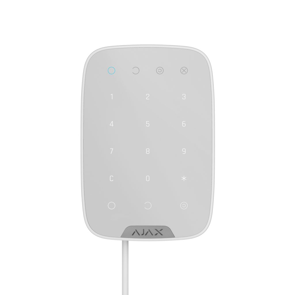 Ajax Fibra Keypad Arming Station, White (46709)