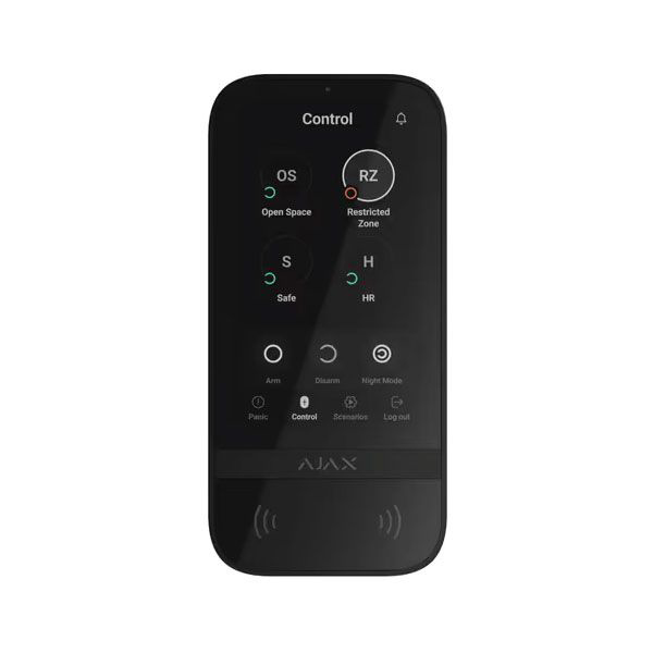 Ajax KeyPad Touch Screen, Black (8EU) ASP (58454)