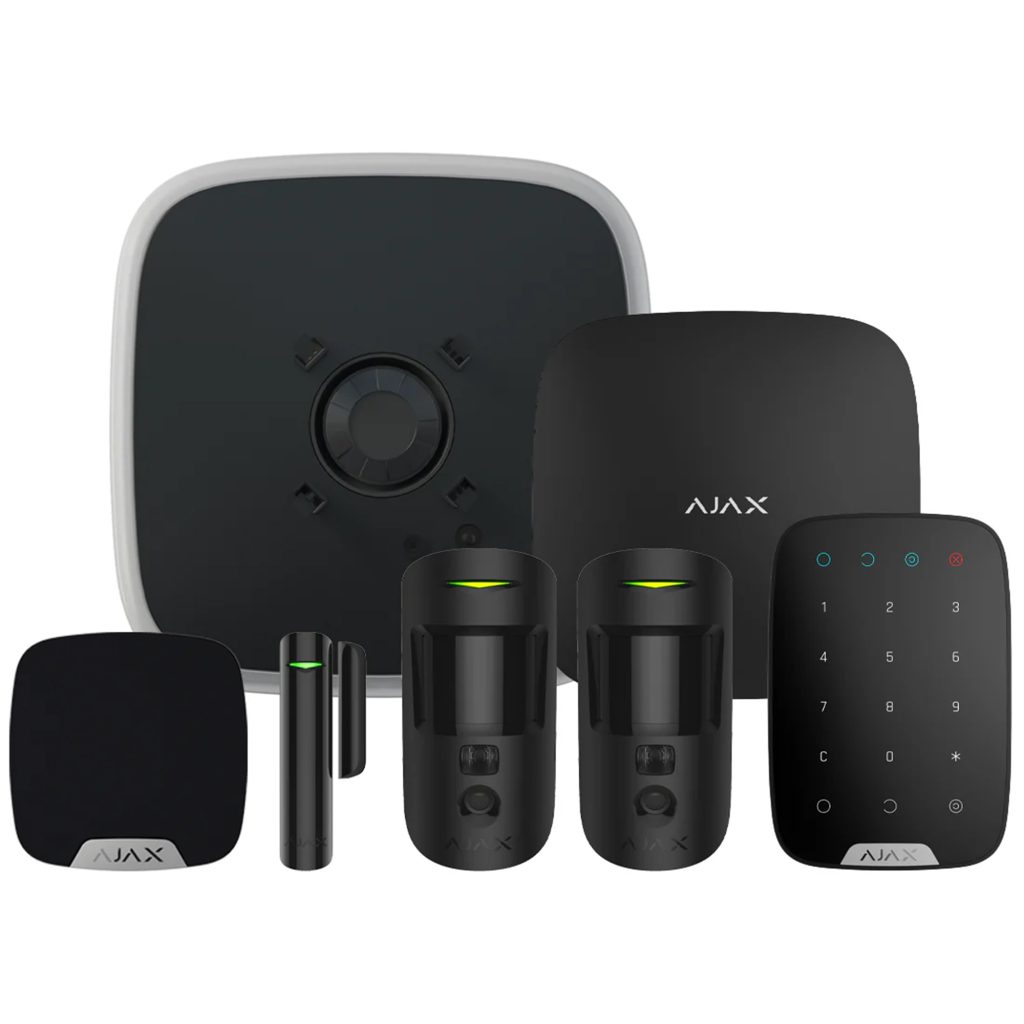 Ajax DoubleDeck Hub2 Wireless Camera Starter Kit 3 - Black (23340)