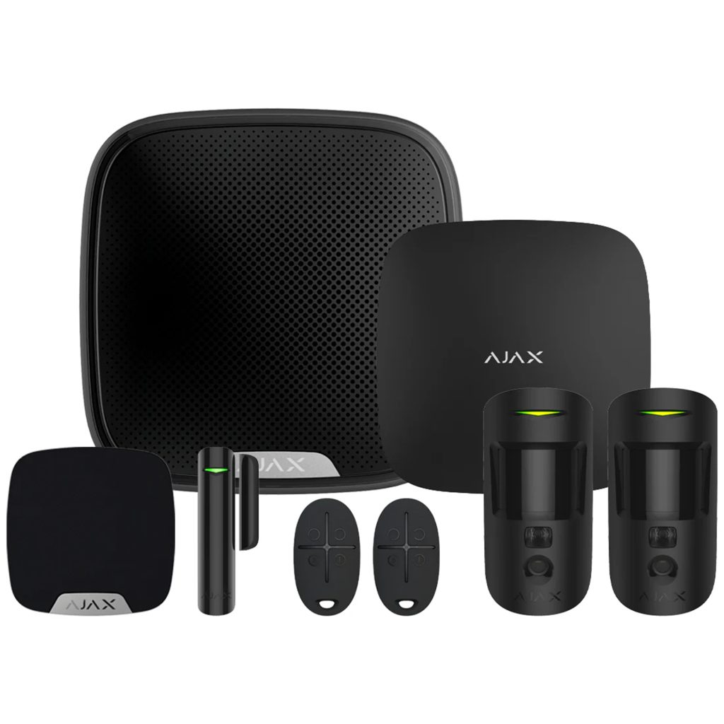 Ajax Superior Hub2 Plus Wireless Alarm Kit 11 S - Black (90782)