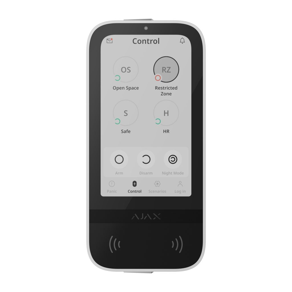 Ajax Superior KeyPad TouchScreen G3 Jeweller, White (149672)
