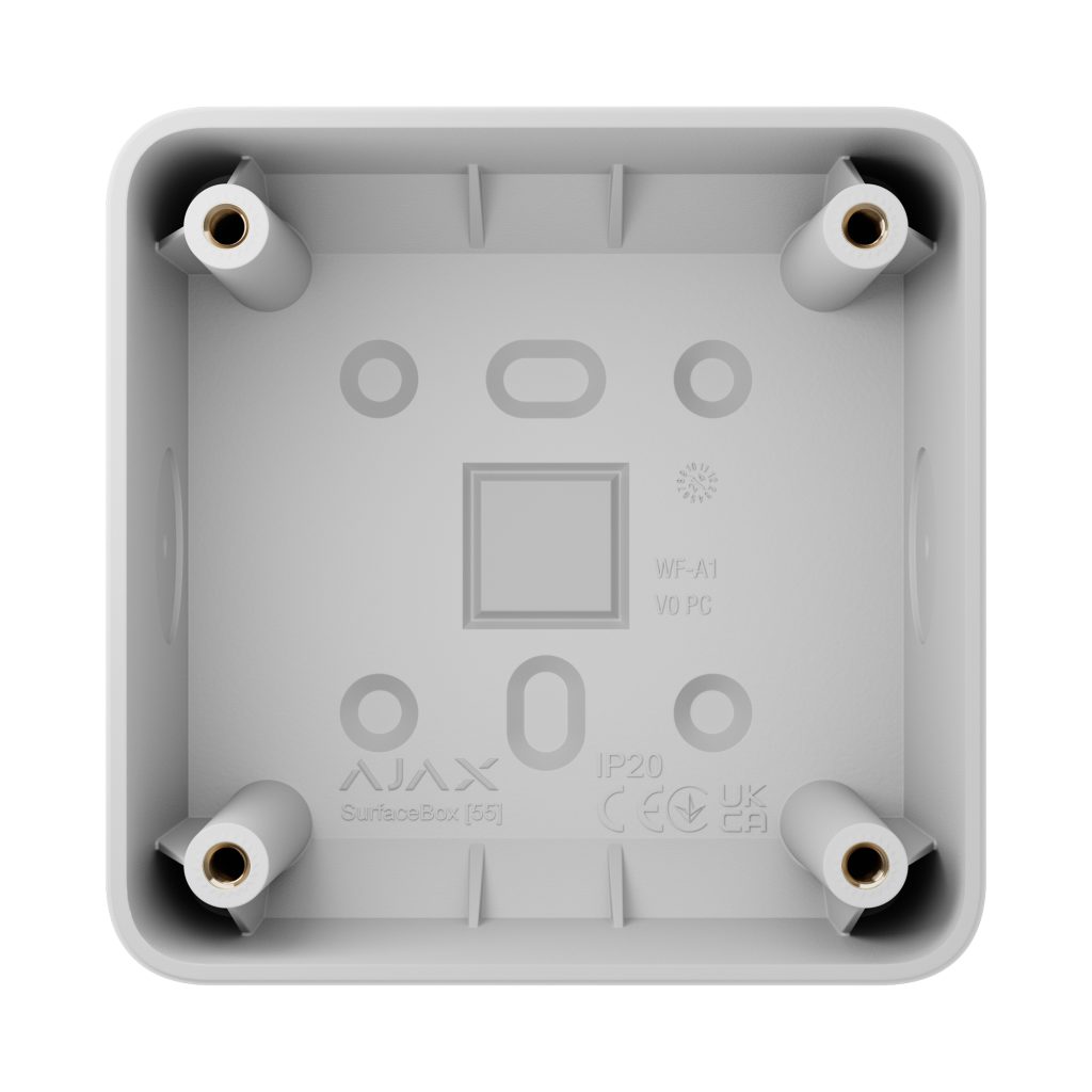 Ajax LightSwitch | SurfaceMounting Box - White (107589)