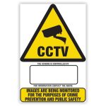A3 CCTV Sign