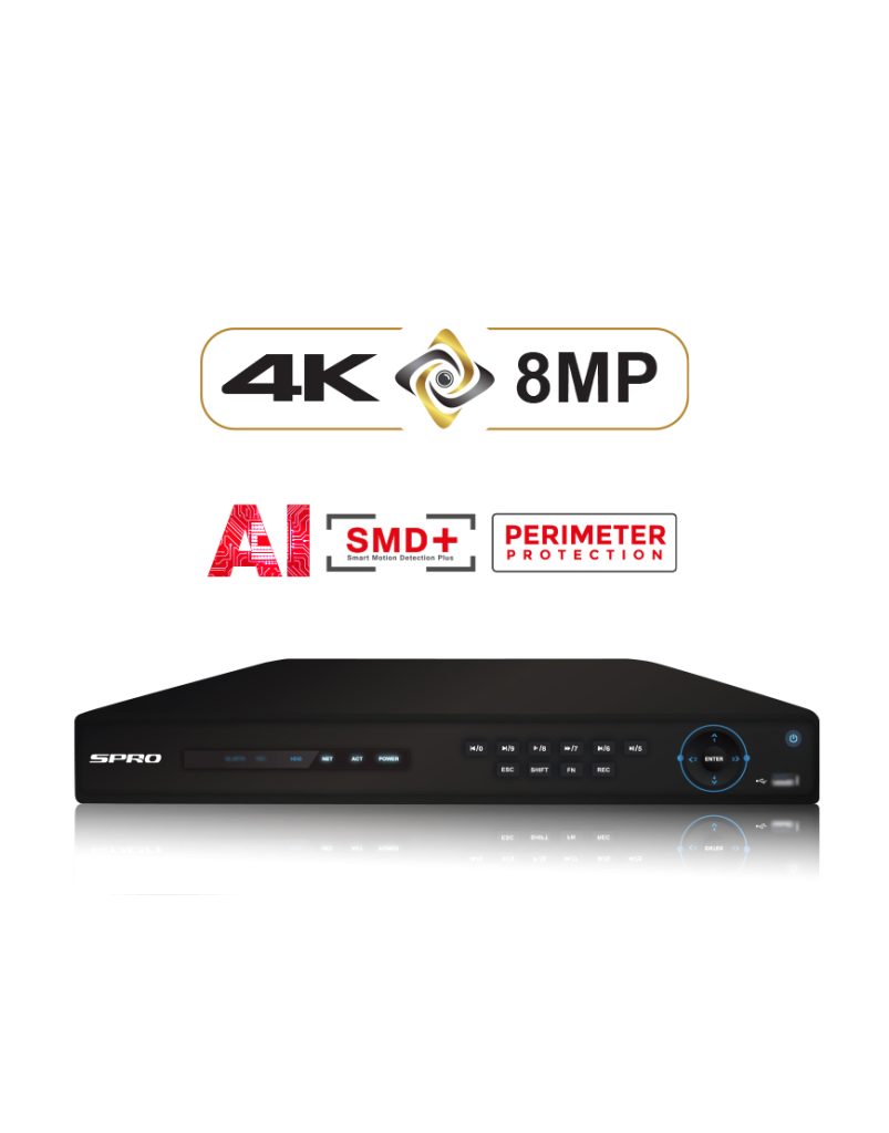 SPRO B6 8MP 32 Channels 5in1 with AI