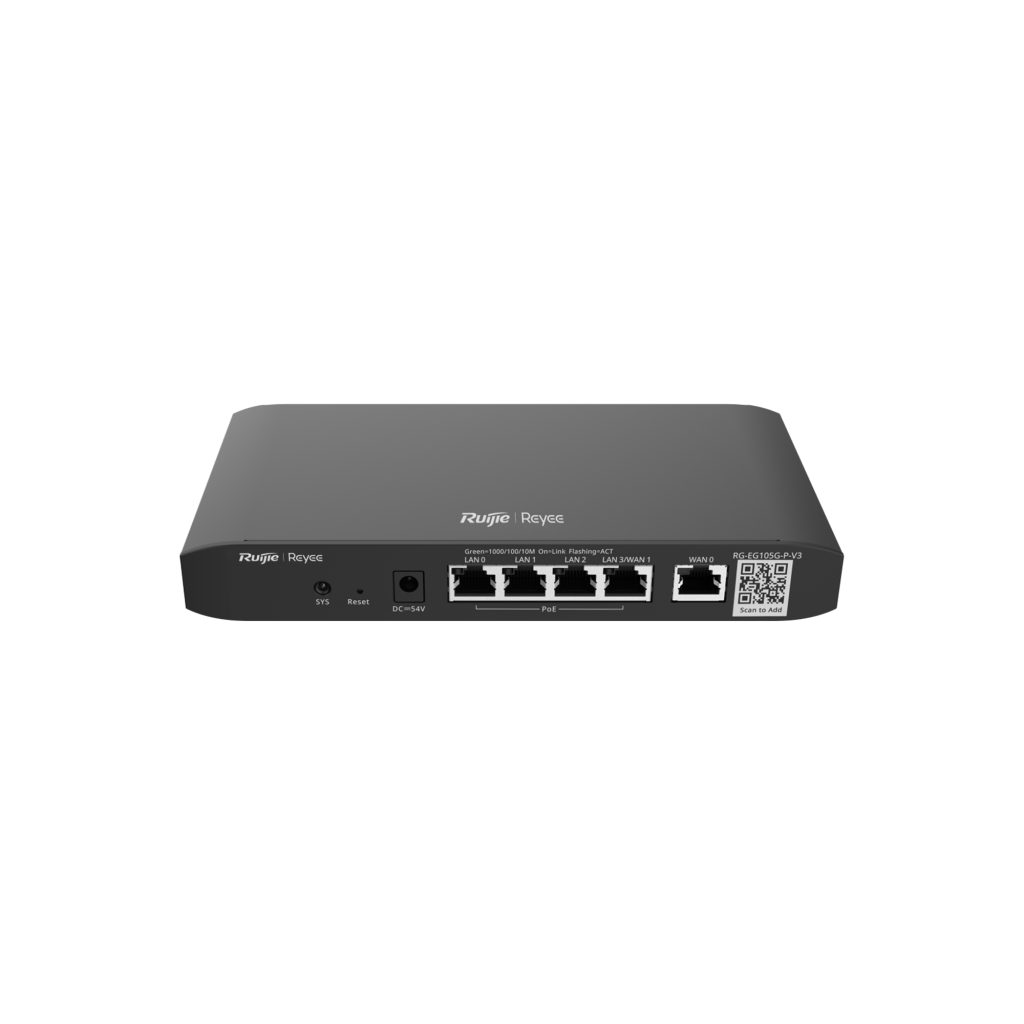 Ruijie Reyee Cloud Managed PoE Router  (RG-EG105G-P-V3)