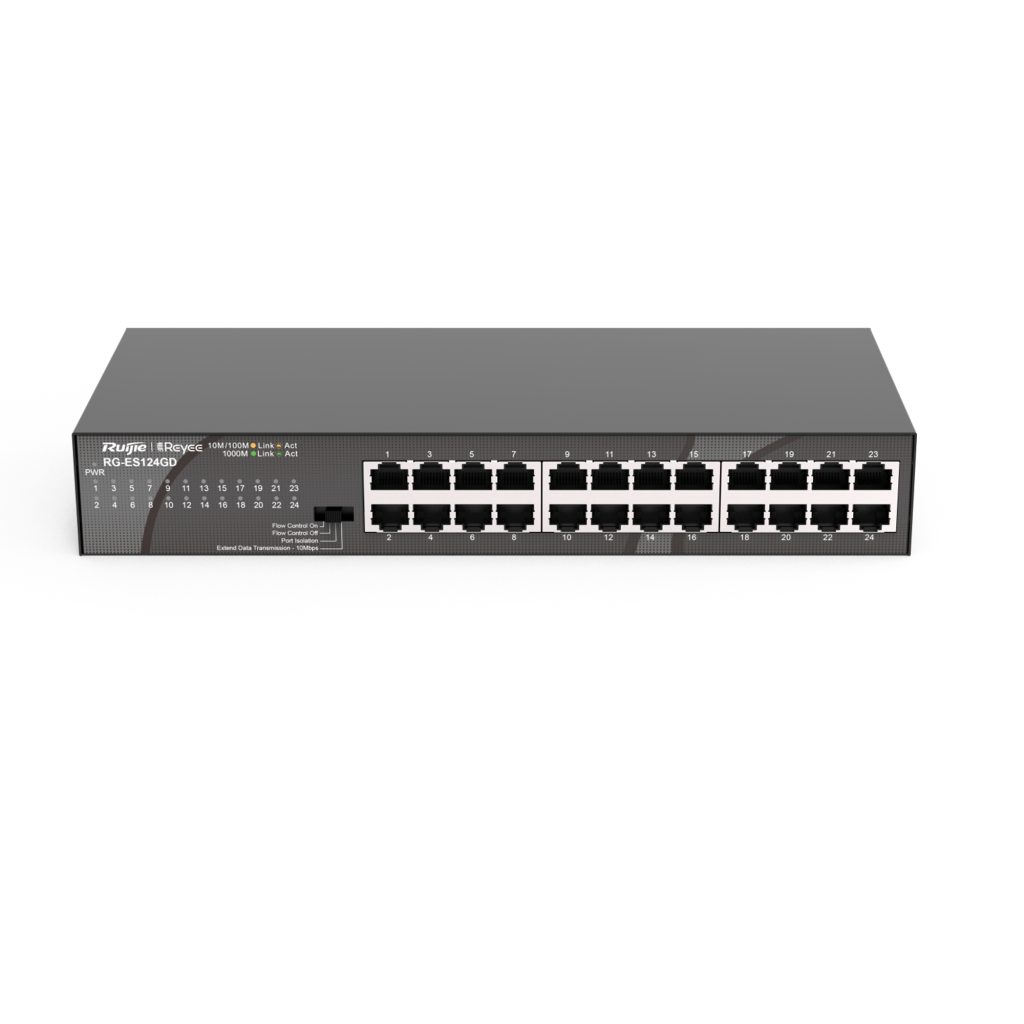 Ruijie Reyee 24-port 10/100/1000Mbps Unmanaged Switch (RG-ES124GD)