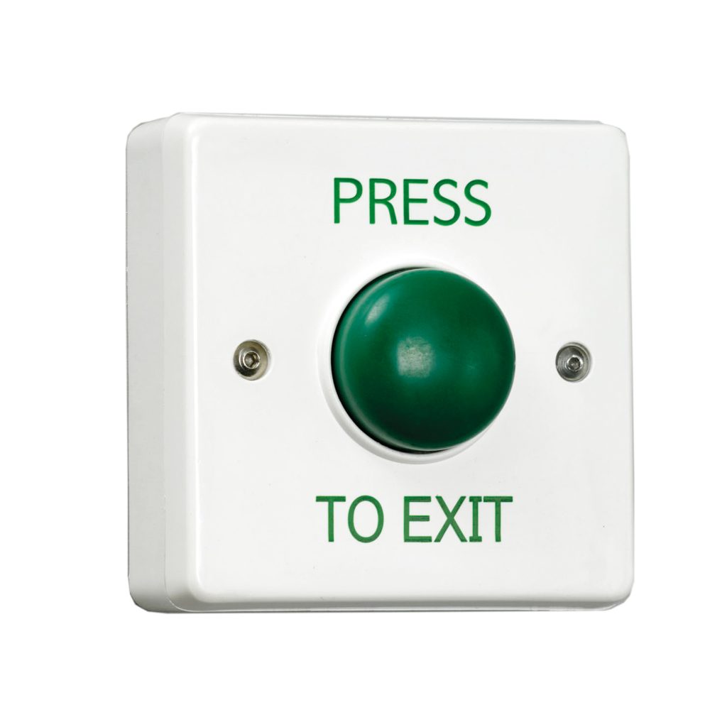 RGL Standard White Plastic & Green Dome Button,4 Amp Load,Internal Only,Includes Back B (EBGB01P/PTE/W)
