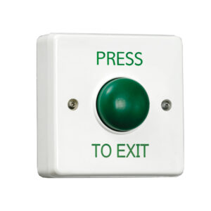 RGL Standard White Plastic & Green Dome Button,4 Amp Load,Internal Only,Includes Back B (EBGB01P/PTE/W)