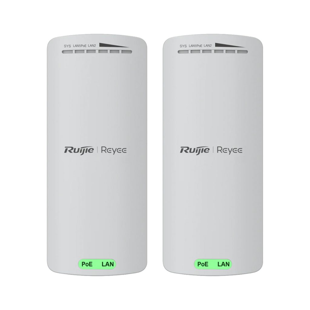 Ruijie Reyee 500m Outdoor Wireless Bridge - Pack of 2 (RG-EST100-E)