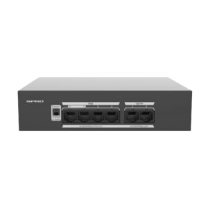 SPRO 4 Port PoE Switch with 2 uplink ports