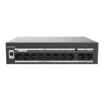 SPRO 8 Port PoE Switch with 2 uplink ports